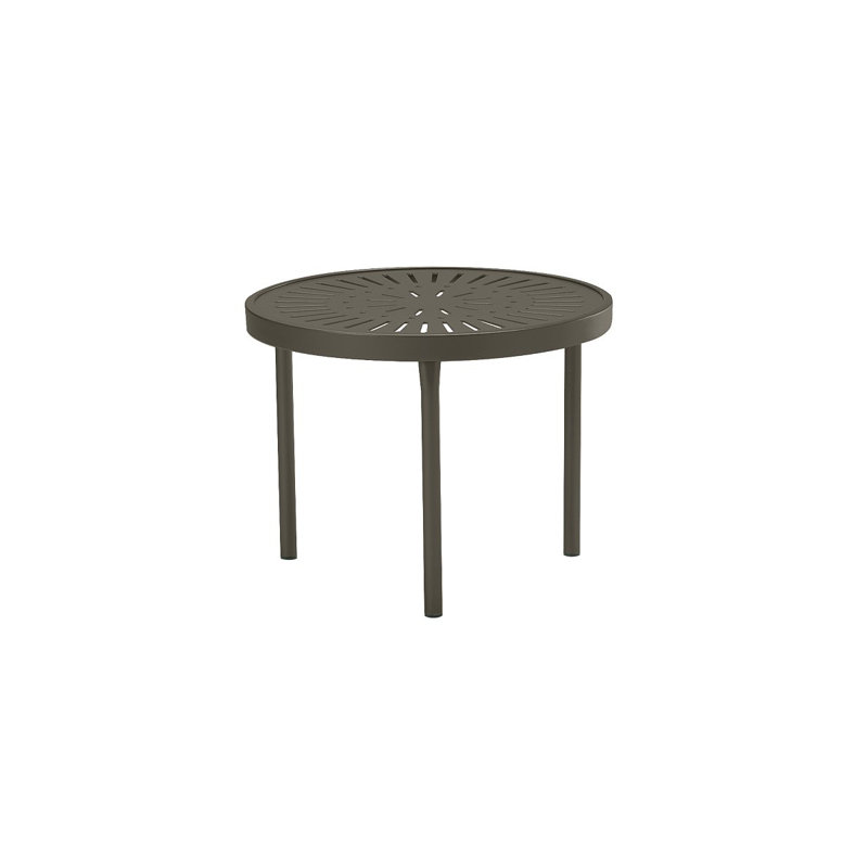 La'Stratta Outdoor Round Coffee Table, Mocha