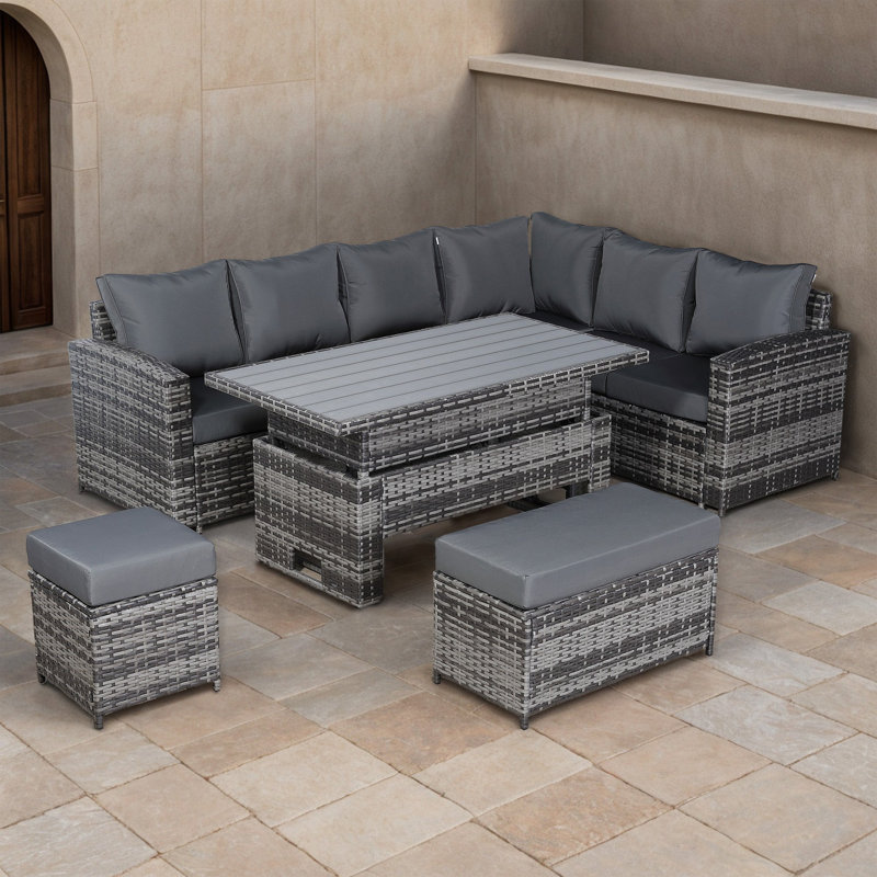 Andretta Garden Lounge Set with Cushions