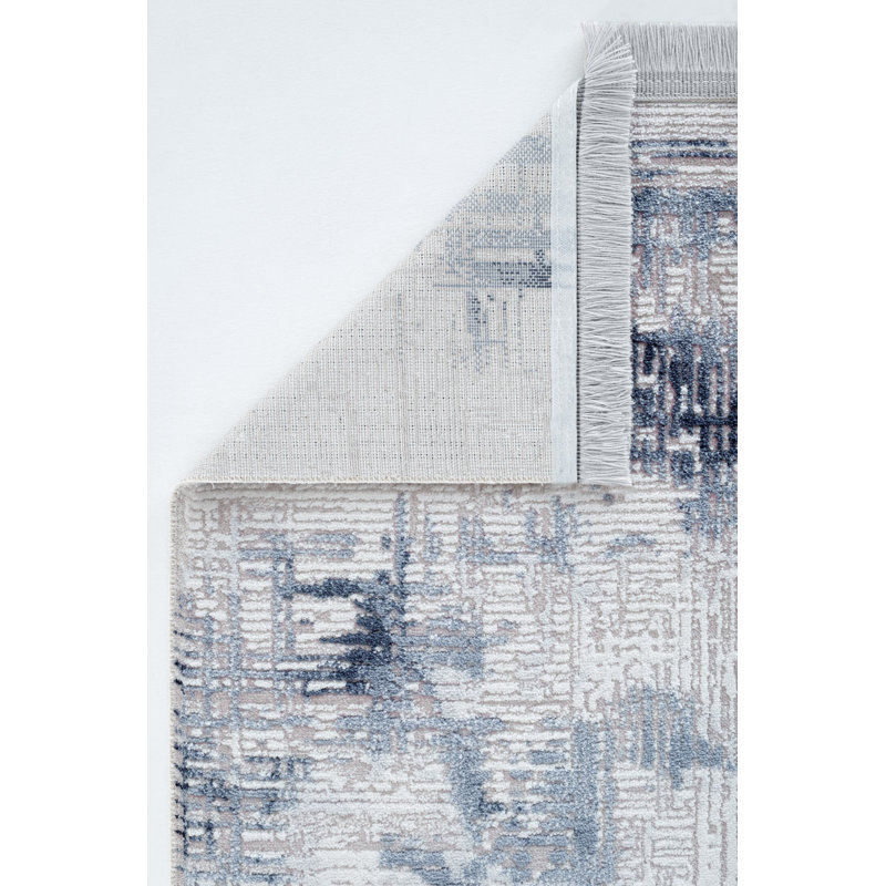 Dazmond Abstract Machine Made Indoor / Outdoor Area Rug, Rectangle 5'3" x 6'7"