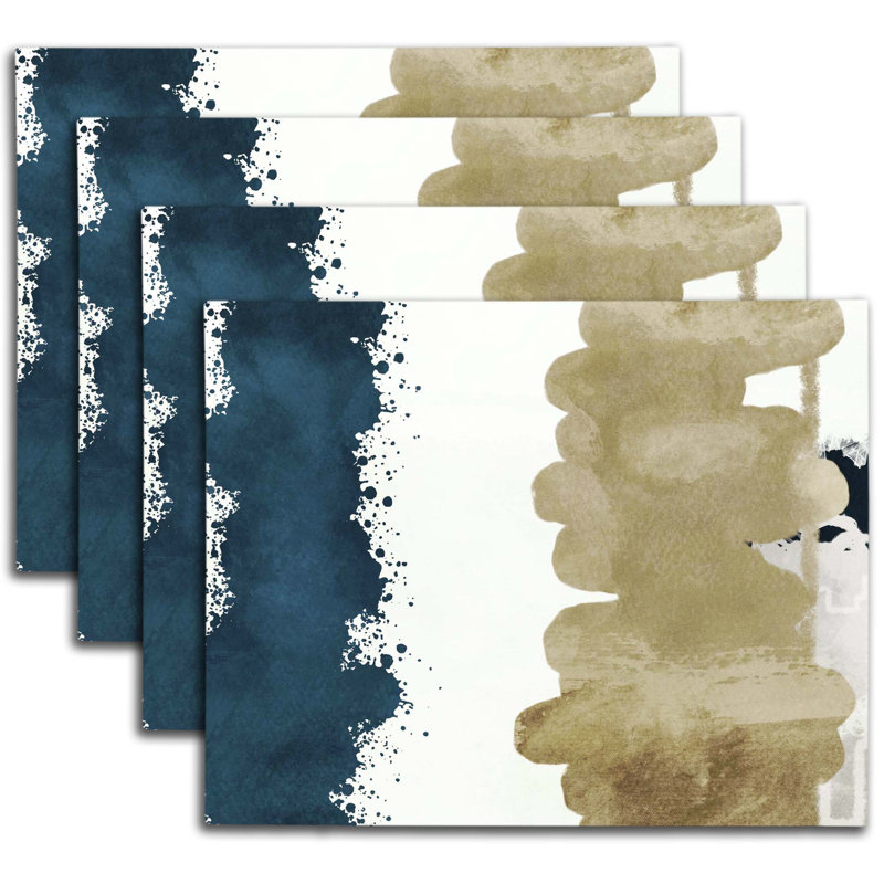 Napperon abstrait en polyester