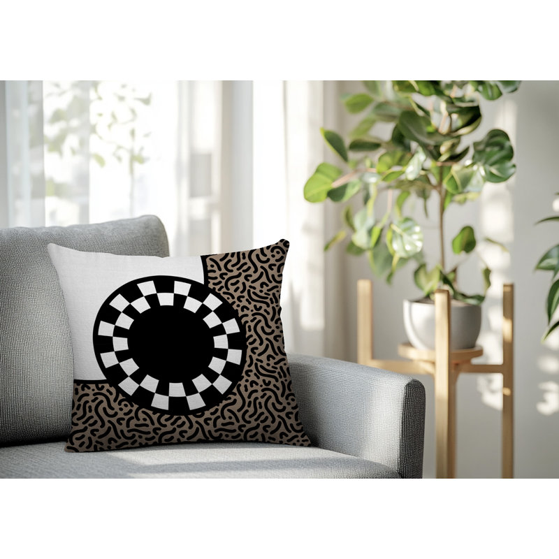 Coussin carré intérieur / extérieur Trixel