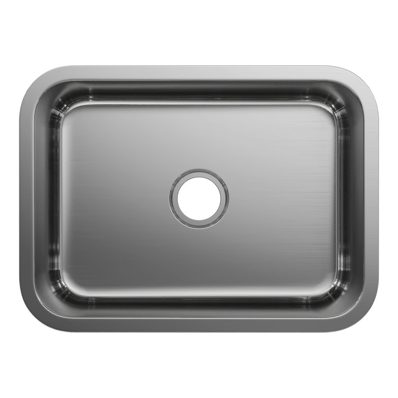 23.38'' L Single Bowl Stainless Steel Kitchen Sink