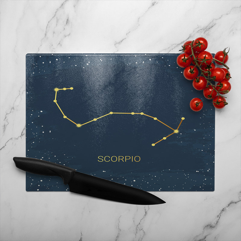 Scorpio Dining Glass Chopping Board