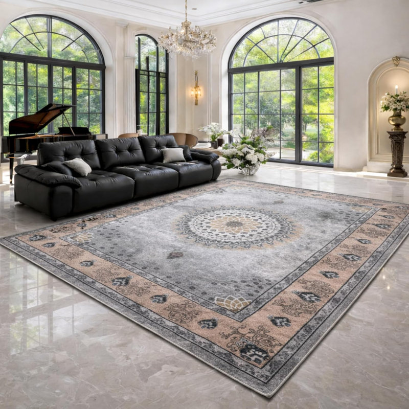 Markwart Grey Rug, Rectangle 200 x 290 cm