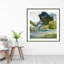 Bean Fileds Tall Trees - Cadre photo, reproduction d'art sur papier-1221242311-1221242319