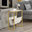 Menezes Glass Top End Table