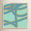 Turquoise Twist Print by Jacques Pilon-865071974-865071972