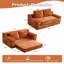 Canapé-lit, canapé-lit confortable à assise profonde, petit canapé en velours côtelé moderne pour la chambre à coucher du salon, coussin réversible avec coussins-1731340879