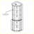 Modern Corner Curio Cabinet for Living Room-1680166356