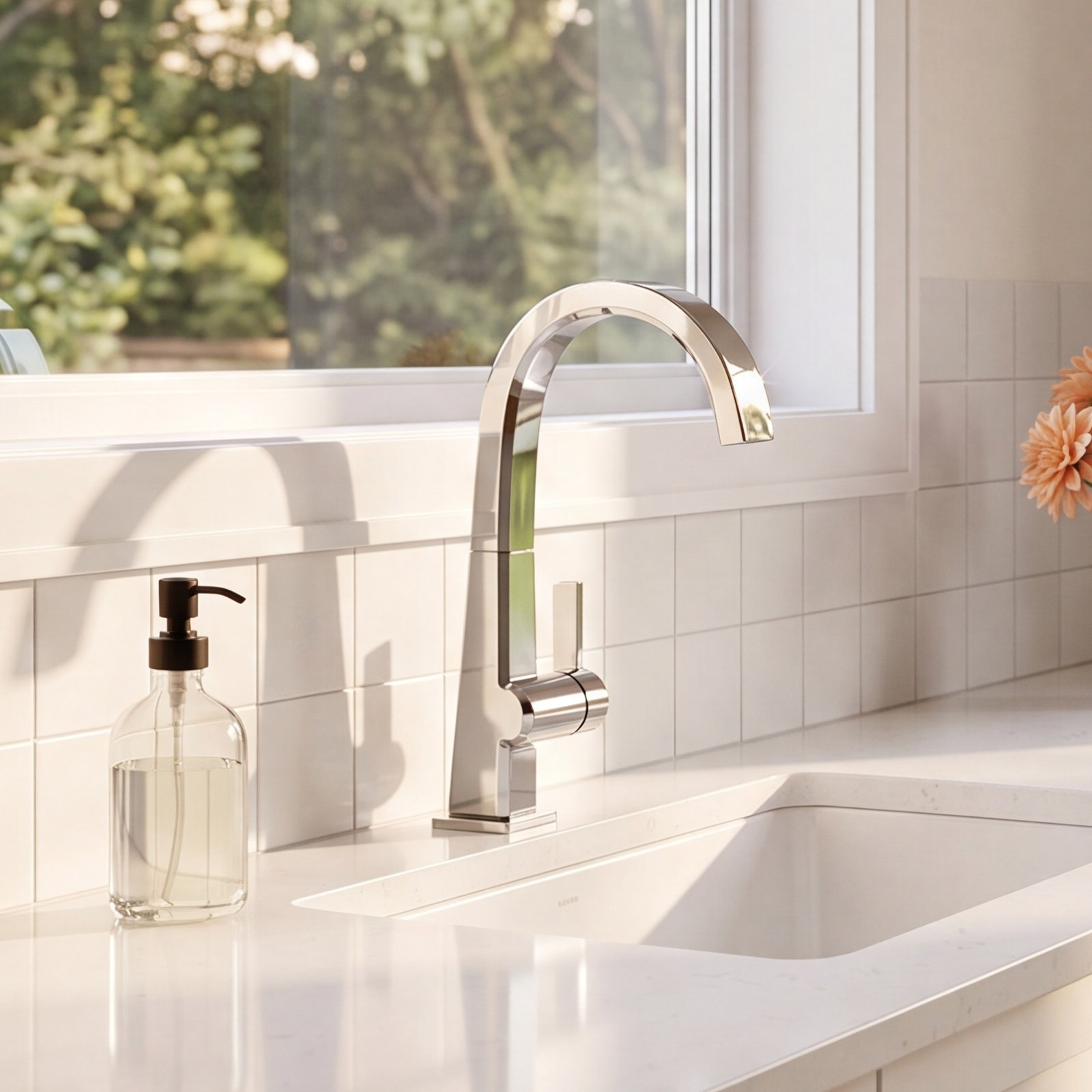 Pivotal Bar Faucet, Chrome