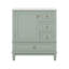 Meuble-lavabo 30 po avec lavabo, une porte avec tablette et trois tiroirs-119471315