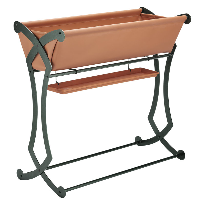 Hearth Craft Victorian Elevated Planter, Verde Green