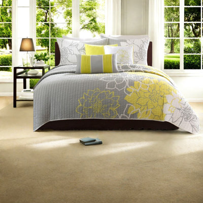 Ensembles de literie réversible, coton grand confort floral moderne