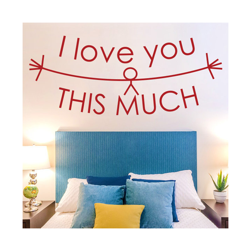 Non-Wall Damaging Wall Decal, Dark Red