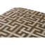 Hand Knotted Geometric Area Rug in Gold