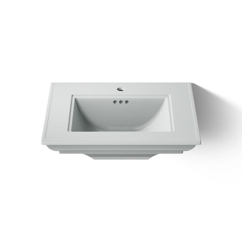 Memoirs® Stately 24" Console Bathroom Sink with Overflow, Ice Gray, Single