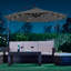 Blevins 270cm Lighted Cantilever Parasol-1124389582