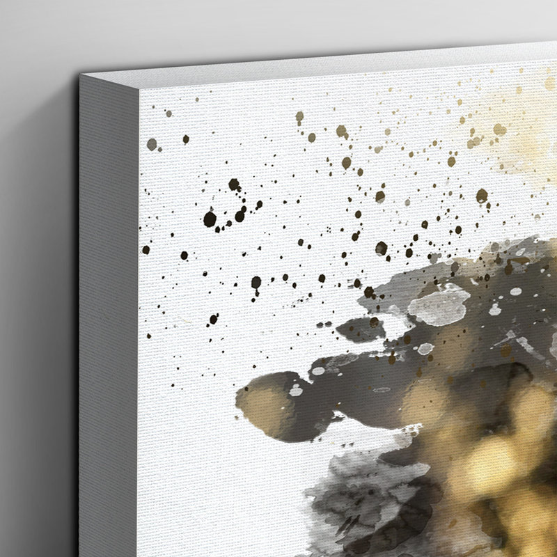 Flower the Yellow Sunflower - Wall Art, 40cm H x 60cm W, Wrapped Canvas