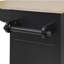 Îlot de cuisine roulant polyvalent avec abattant, rangement spacieux et multiples organisateurs pour une cuisson et un rangement améliorés-680136862