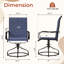 Ensemble de 4 chaises de patio pivotantes pour l'extérieur, à 360 ° avec dossier haut de 24 po et accoudoirs ergonomiques, meubles toutes saisons avec structure robuste, pour pelouse, jardin, 330 lb (table non incluse)-1875518564-1864701758-1875752055