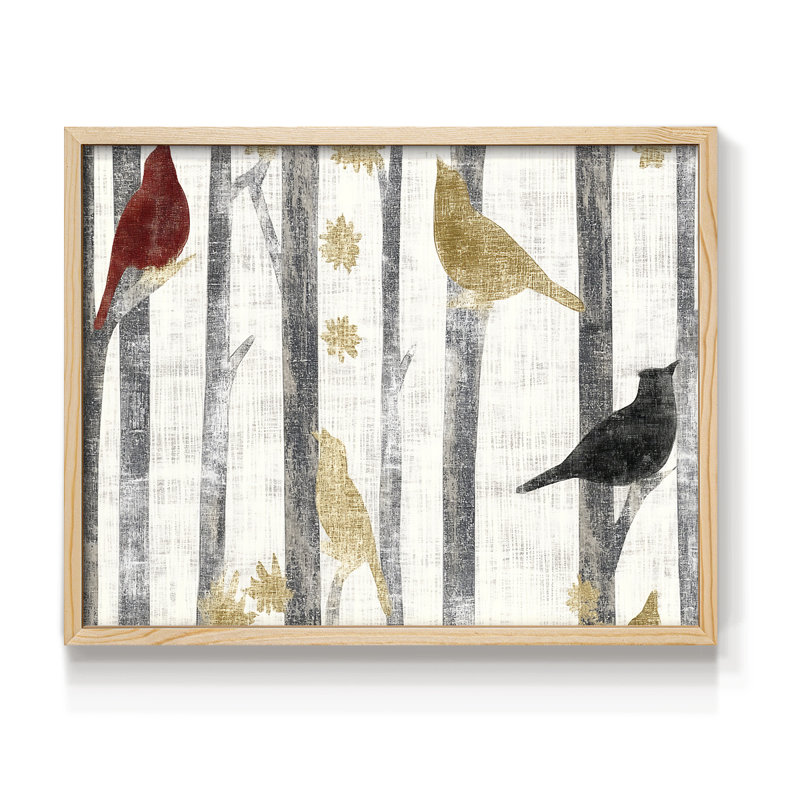 Chirstmas Art-CXXXI -Framed Print - Restickable, H 11 po x l 14 po, Naturel
