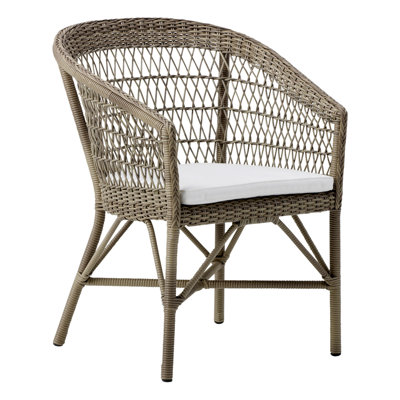 Fauteuil de salle à manger avec coussin Cataldo