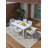 Rio Rectangular Metal Extendable Outdoor Dining Table , in. W in. D-99405511-99372850