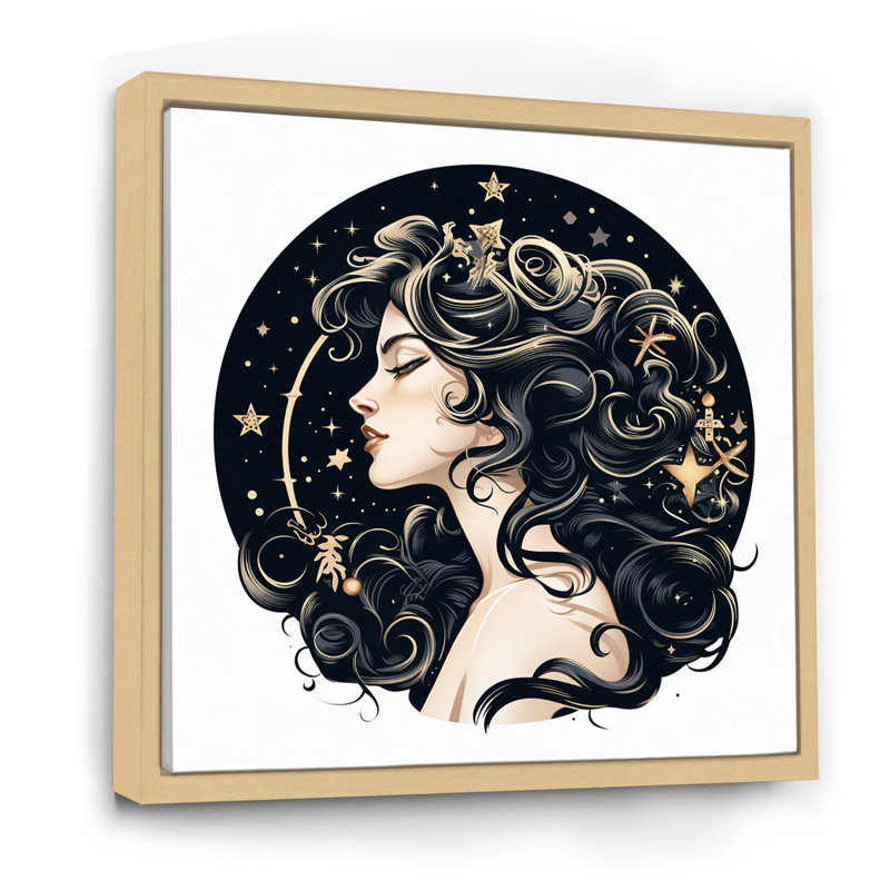 Spiritual Warrior I sur impression sur toile, H 36 po x l 36 po x P 1,5 po, Cadre naturel flottant