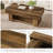 47-Inch Coffee Table with Storage