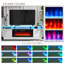 Console média avec foyer électrique 70 po Jayan-853692832