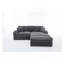 Ensemble de canapé-lit modulaire convertible modulaire combiné, rangement pour accoudoirs, porte-gobelet en acier inoxydable, USB, canapé rembourré, siège profond, salon, mezzanine, appartement, bureau, 2 couleurs-1770804347