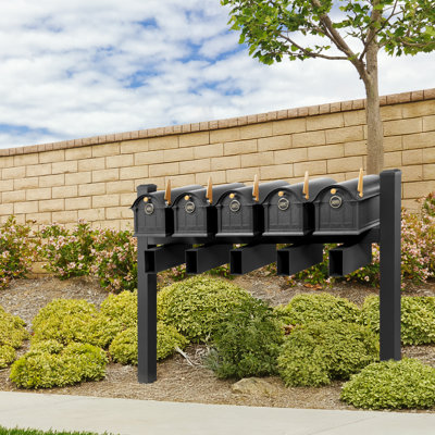 Balmoral Aluminum Multi-Unit Post Box