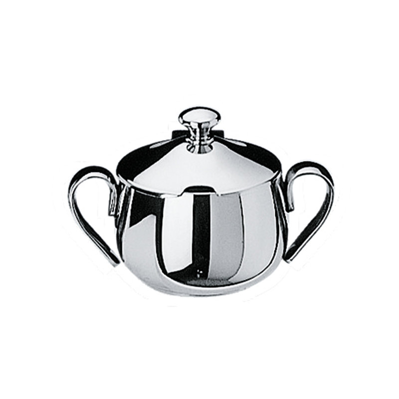 Sucrier Bombata avec couvercle 9 oz - 6 pièces - Acier inoxydable