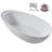 67'' x 33.5'' Soaking Solid Surface Bathtub