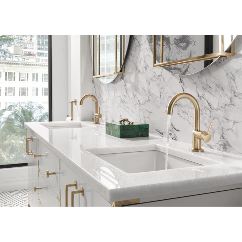 Odin® Single Hole Bathroom Faucet, Luxe Gold, 1.2 GPM