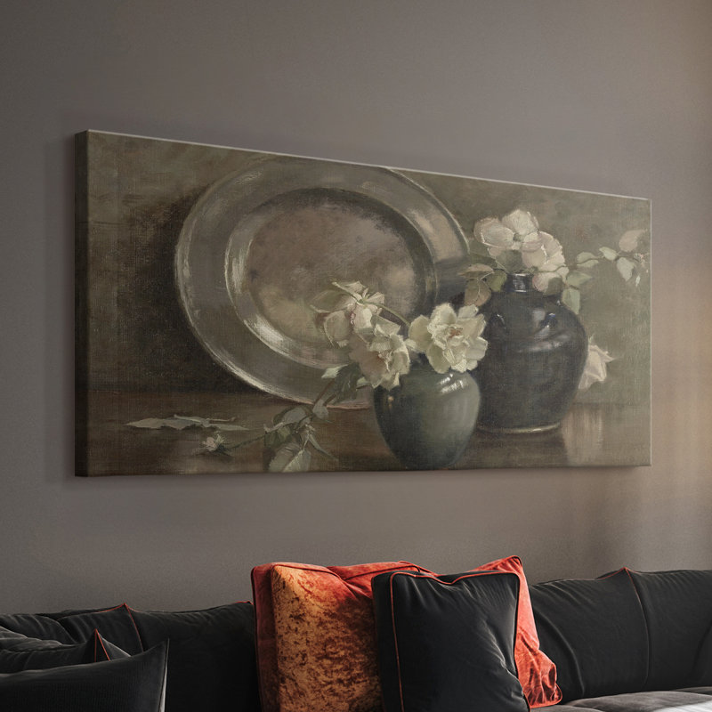 Botanical Series-CDxxxviii - Toile tendue avec châssis - Prêt à être accroché, H 20 po x l 40 po