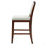 Ensemble de 2 - 2 tabourets de bar à hauteur de comptoir avec structure en bois d'hévéa, dossier ergonomique, polyvalent pour îlot de cuisine, salle à manger-326819082