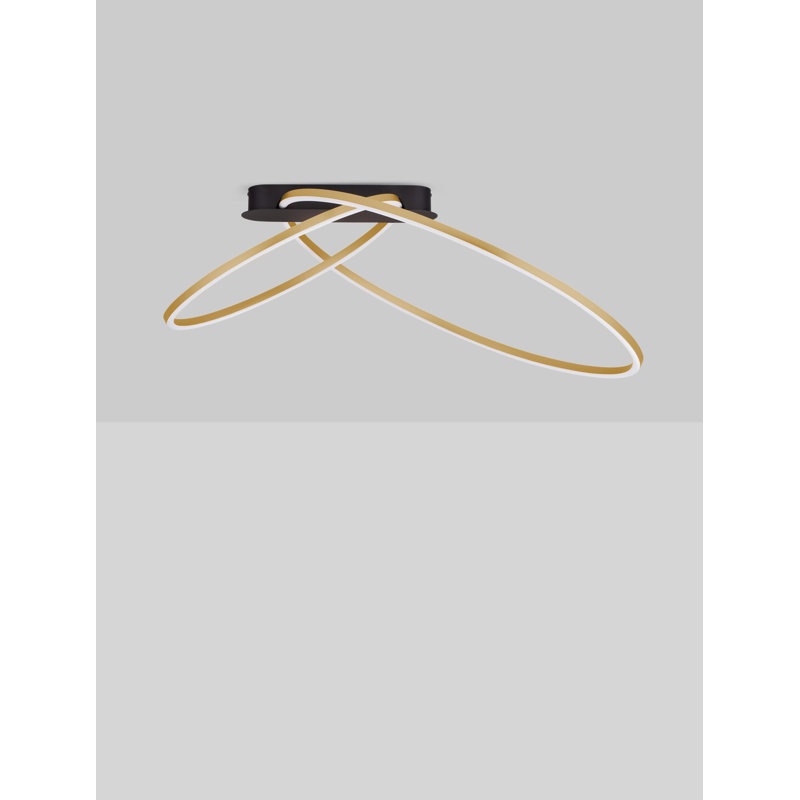 Flush Mount, BRASS GOLD, 2, 42