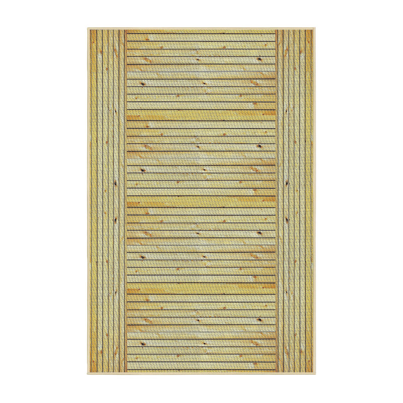 Tapis de zone brune à motifs, Rectangle 8 pi x 12 pi
