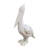 Distressed Resin Pelican Figurine