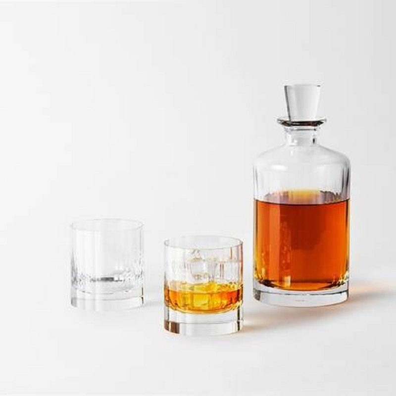 Fluted Collection Handmade Crystal Shot Glass