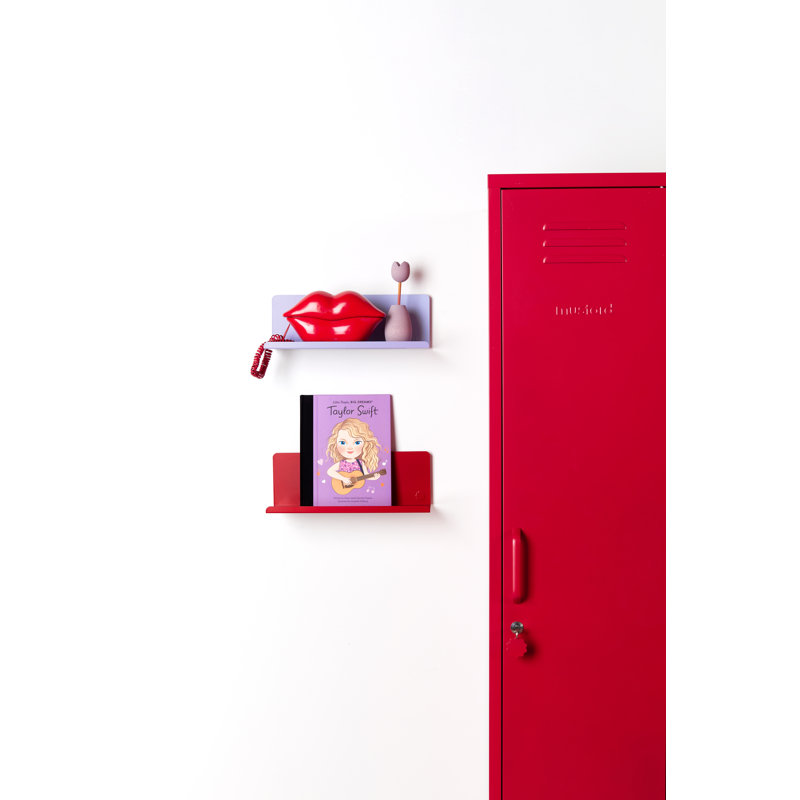 The Ledge Floating Shelf, 4.7" H x 13.8" W x 5.1" D, Lilac