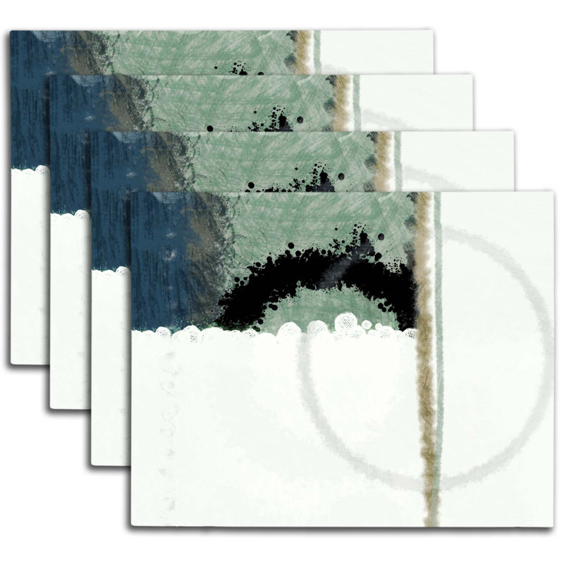 Napperon abstrait en polyester