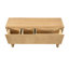 Console géométrique sculptée avec 3 tiroirs à fermeture en douceur-1426135879