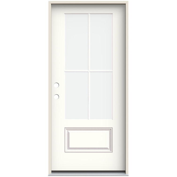 36'' x 80'' Glass Wood Front Entry Doors