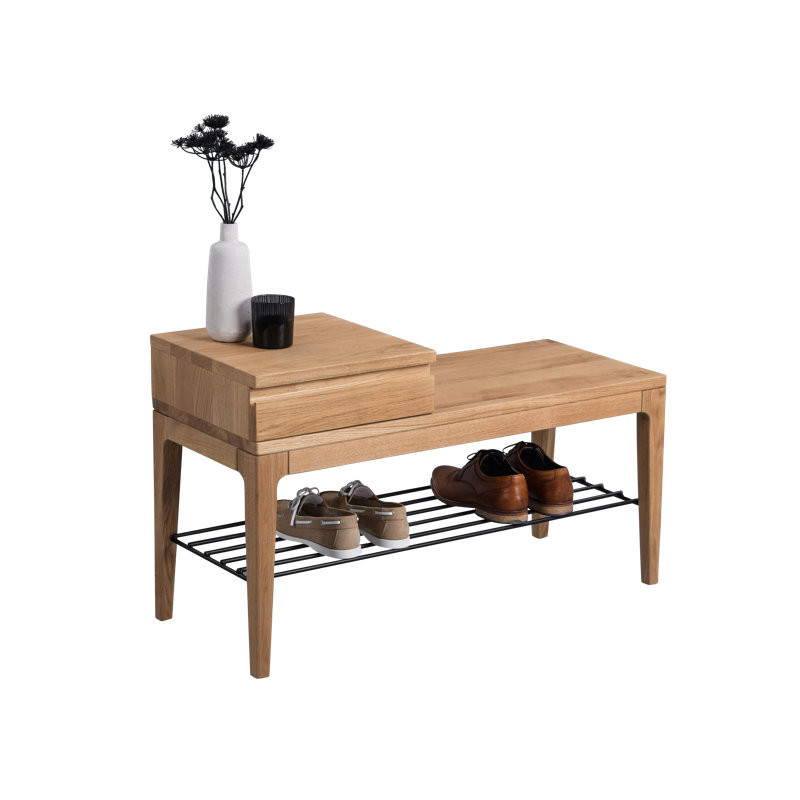Dornfelder Solid Wood Storage Bench