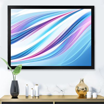 «Colorful Fractal Fire and Water Fusion VI», reproduction d'art sur toile moderne