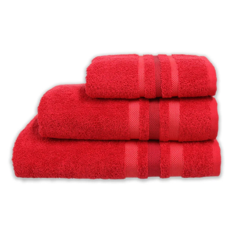 Cotton Hand Towel, Red