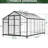 Greenhouse - Polycarbonate Panels And Secure Lock Outdoor Aluminum Rust--115808152