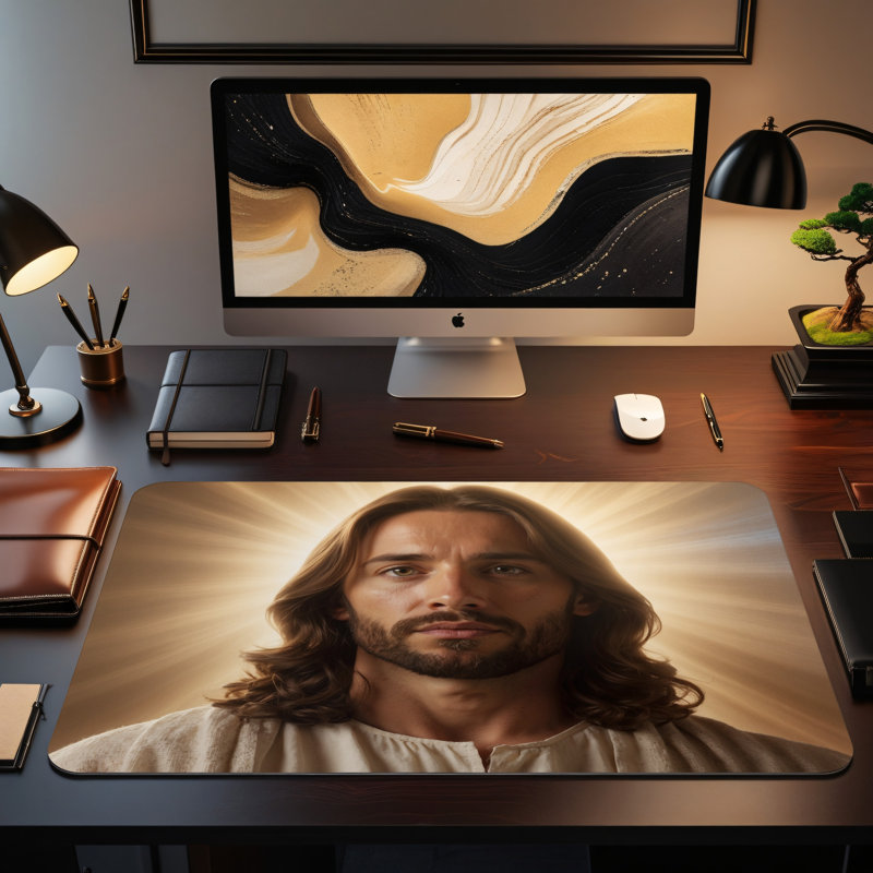 Polyester Desk Pad, 31.5x15.5